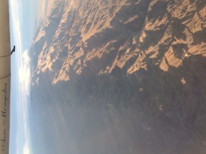 View from the plane