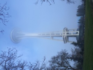 Misty Space Needle