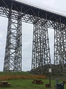 A very big wooden bridge!